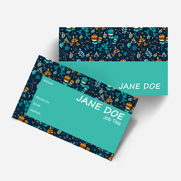 เทมเพลตแก้ไขนามบัตร - ออกแบบฟรี 