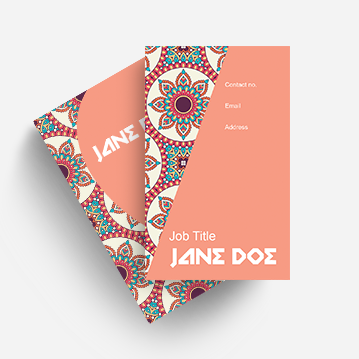 เทมเพลตแก้ไขนามบัตร - ออกแบบฟรี 