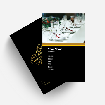 เทมเพลตแก้ไขนามบัตร - ออกแบบฟรี 