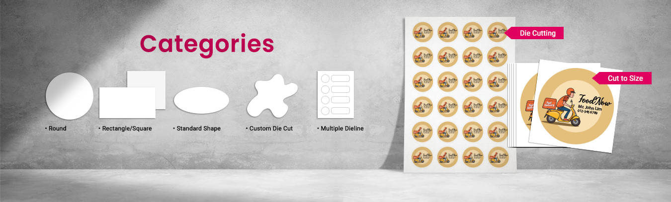 การพิมพ์สติกเกอร์ออนไลน์สำหรับบัตรเอ็กซ์การ์ด มาเลเซีย